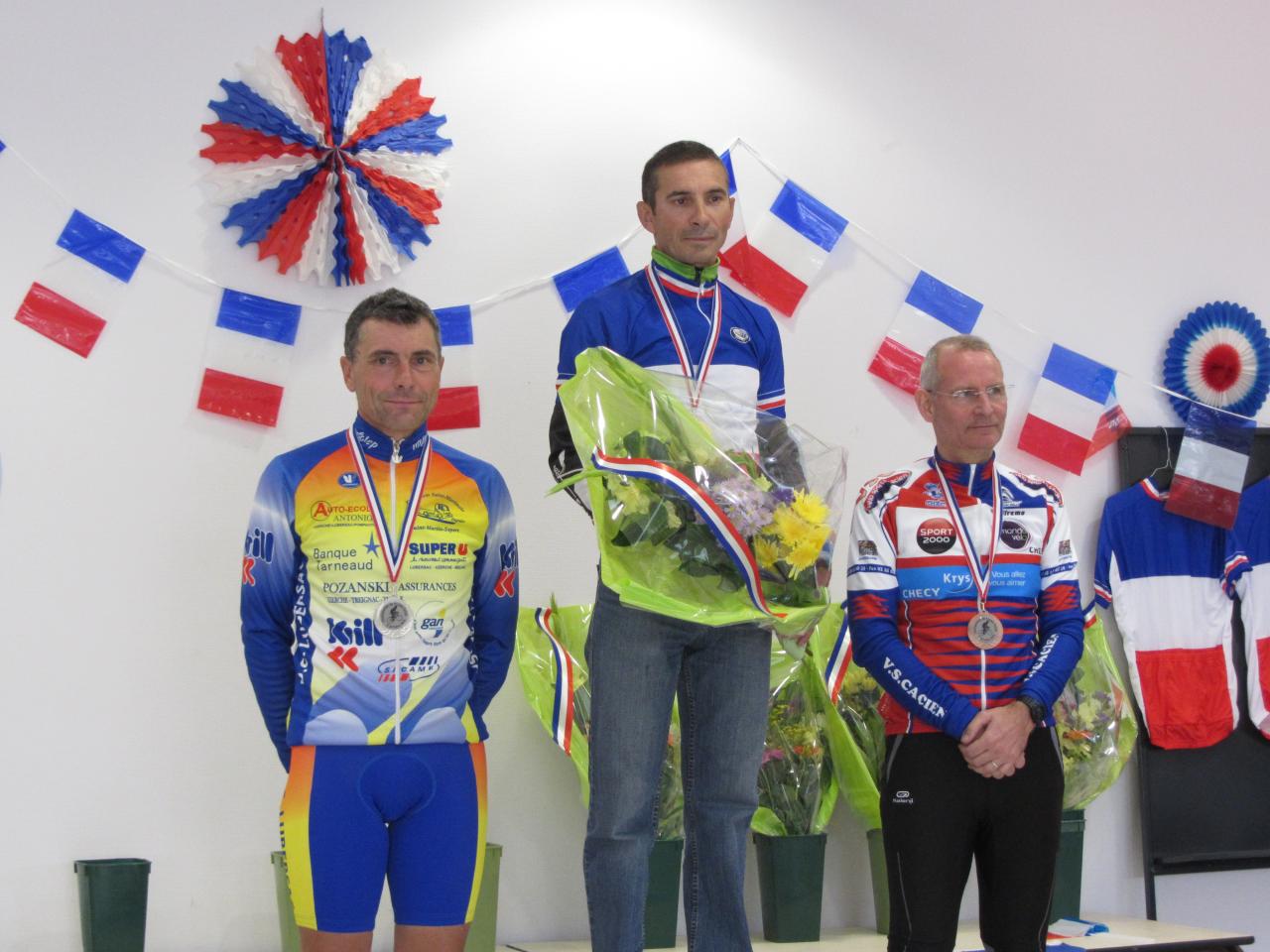 Podium vétérans